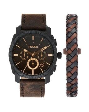 men chronograph watch fs5251set with bracelet