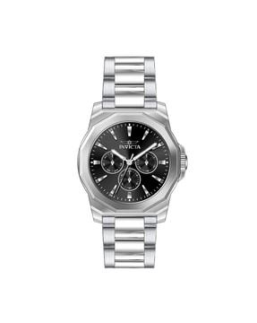 men chronograph watch with metallic strap-46842