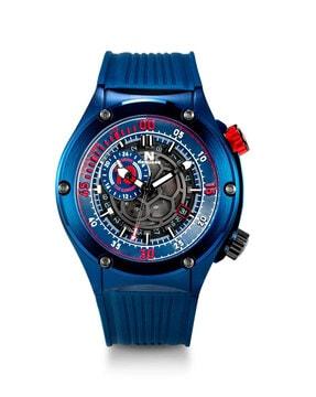 men chronograph watch with rubber strap-g0544-n45.1