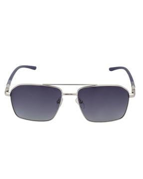 men clsm332 uv-protected full-rim rectangular sunglasses