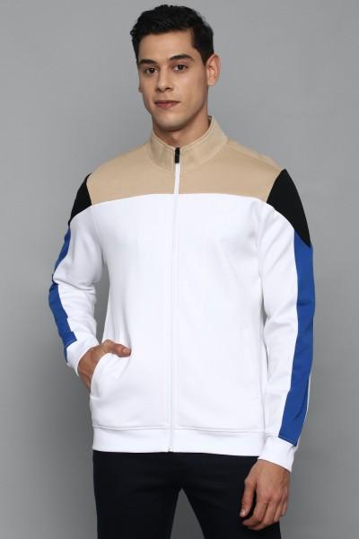 men colorblock casual jacket