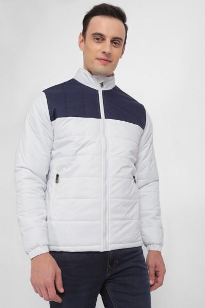 men colorblock casual jacket