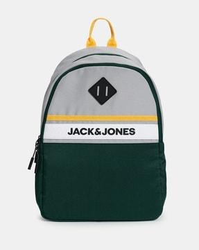 men colour-block back pack