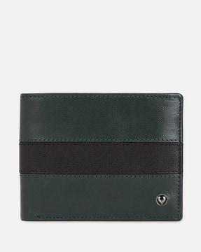 men colourblock bi-fold wallet