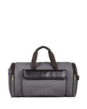 men colourblock duffle bag