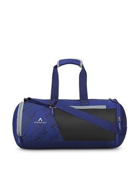 men colourblock duffle bag