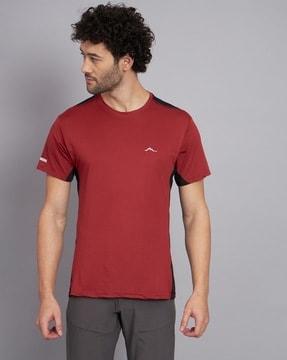 men colourblock ultrabreathe athletic crew-neck t-shirt