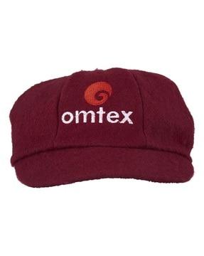 men cotton cap with embroidered logo