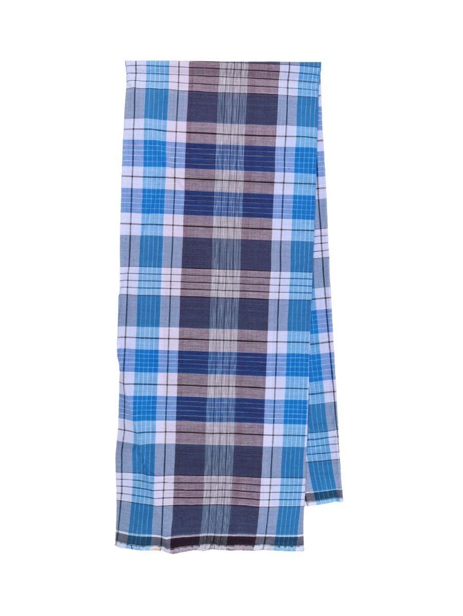 men cotton checked lungi - pia0303111