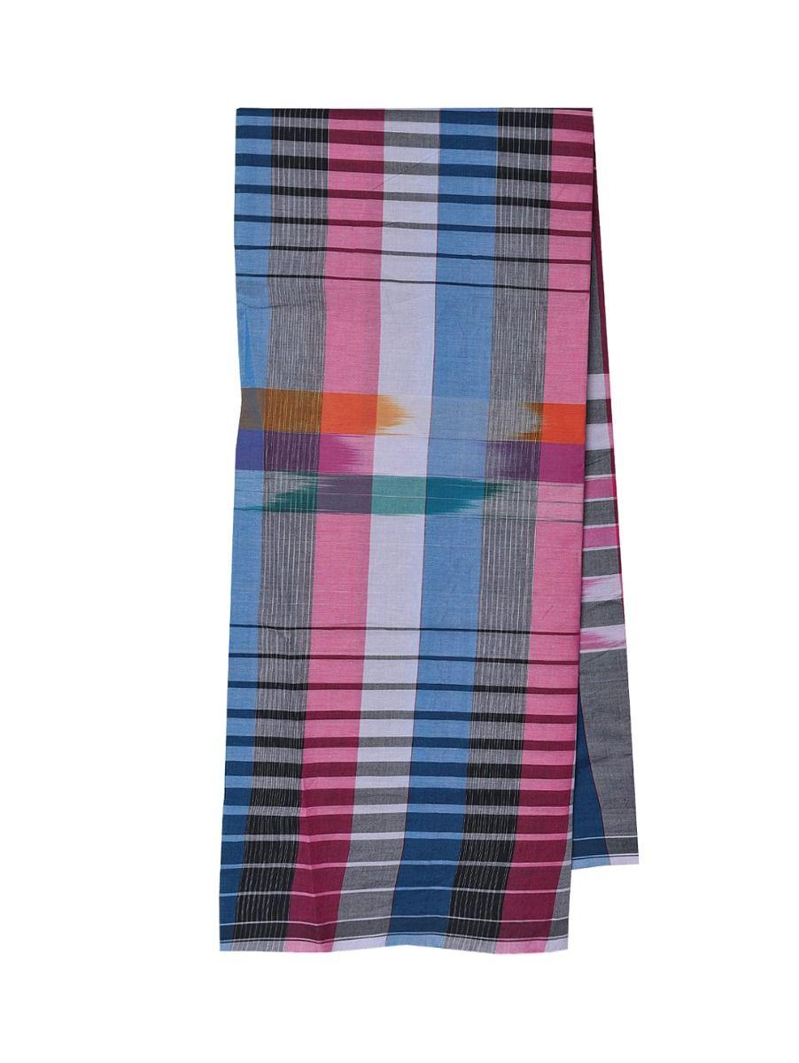 men cotton checked stitched lungi - mdu - pka4028130