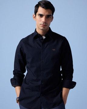 men cotton evening classic shirt