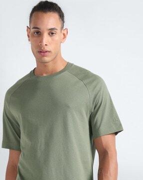 men crew-neck regular fit t-shirt