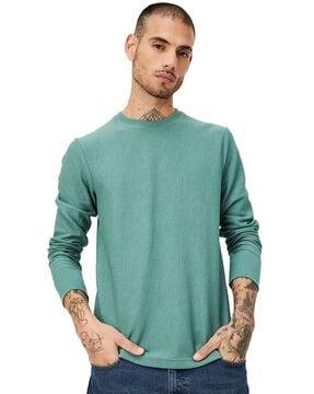 men crew-neck regular fit t-shirt