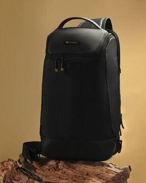 men crossbody backpack with adjustable back strap