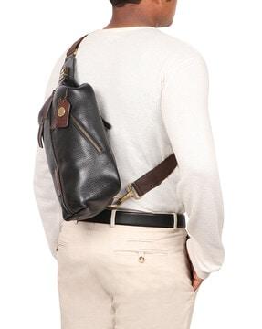 men crossbody bag with adjustable strap