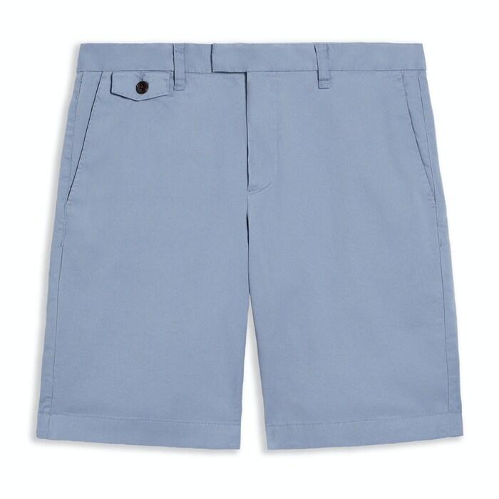 men dark blue ashfrd chino shorts