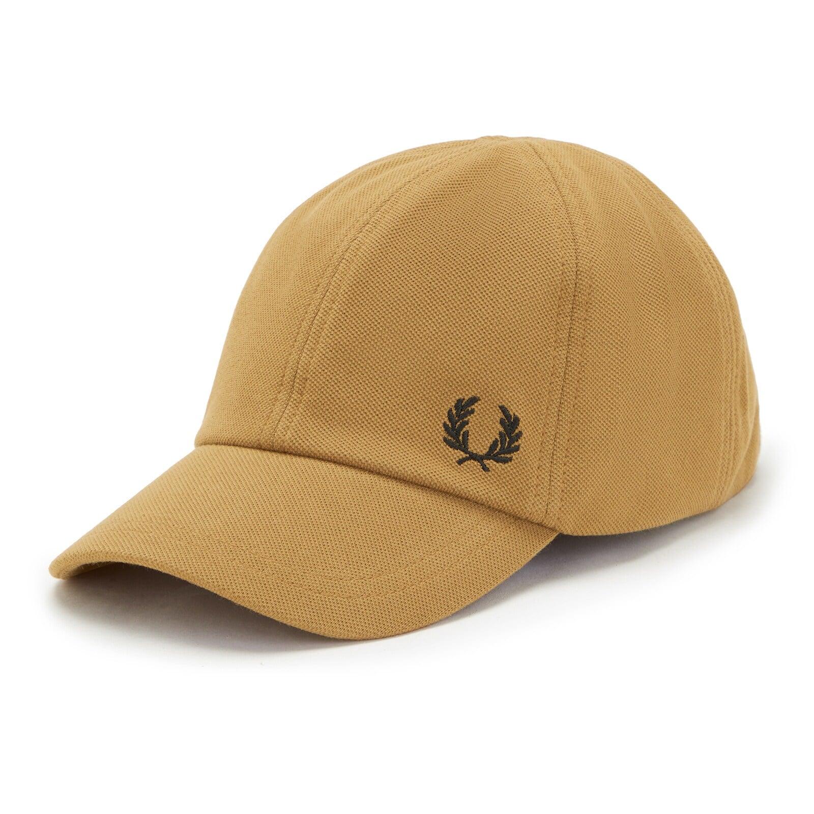 men dark caramel classic pique cap