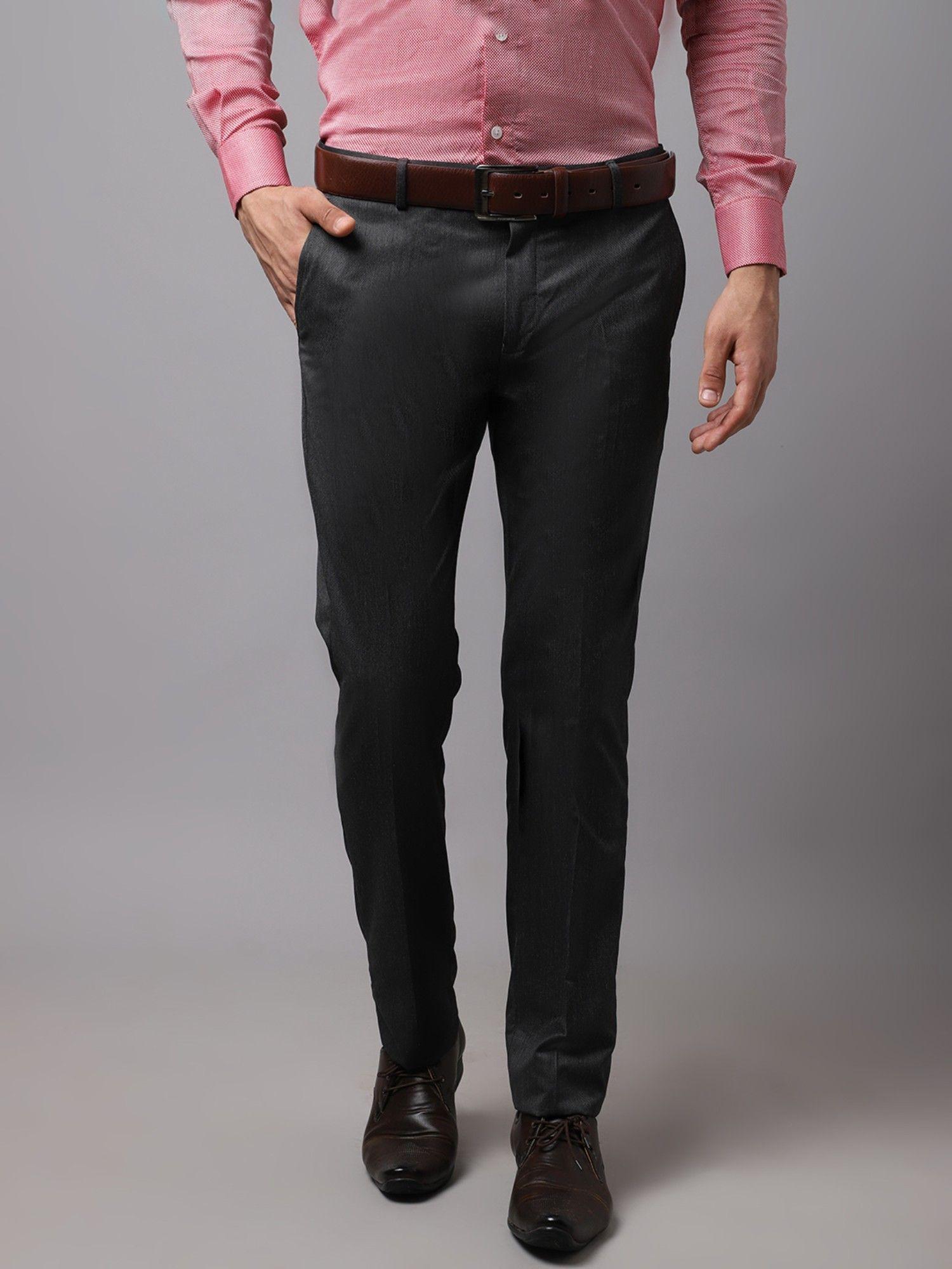 men dark grey trouser