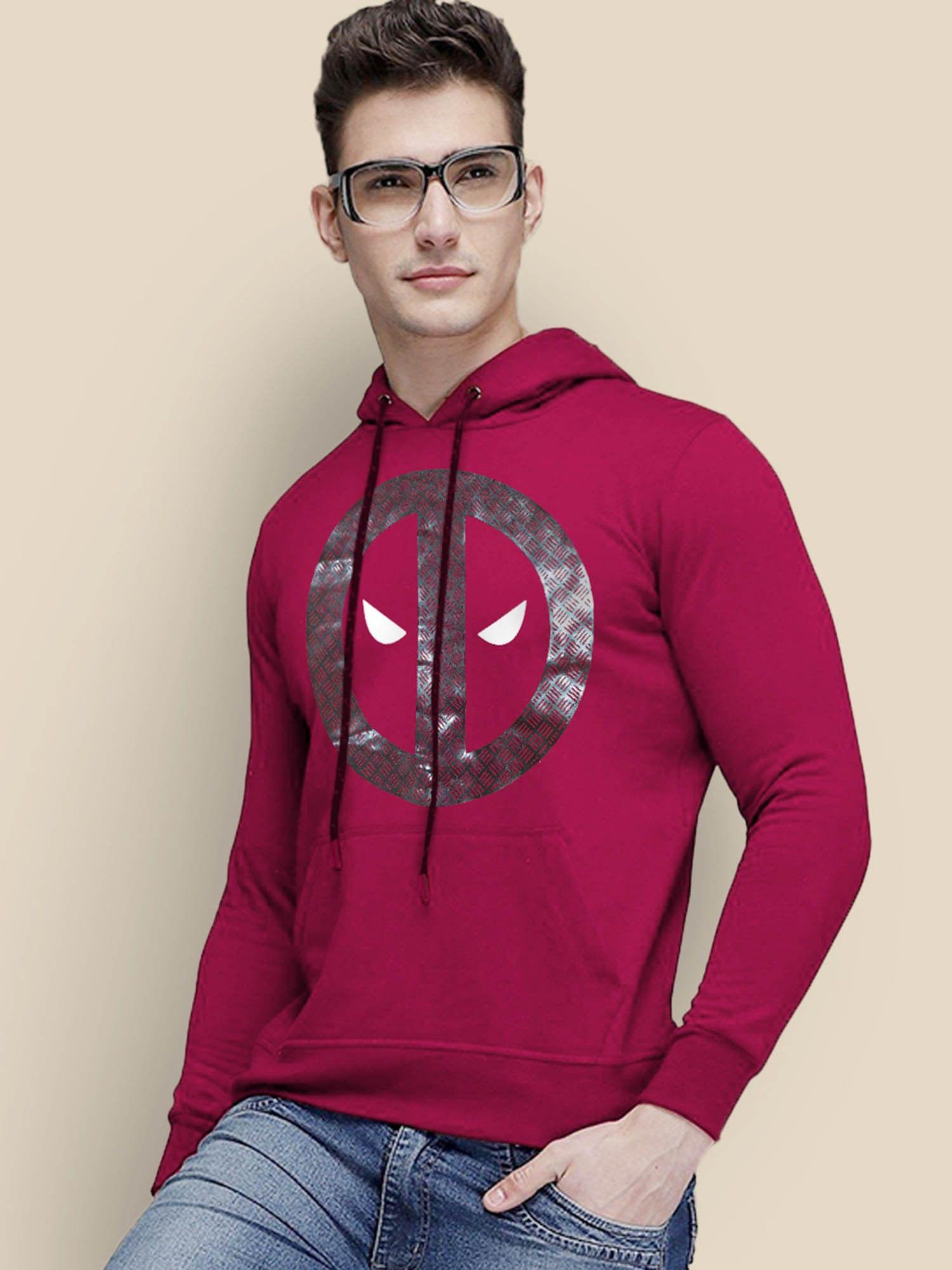 men deadpool red sweatshirt