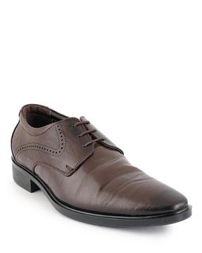 men derbys with lace fastening