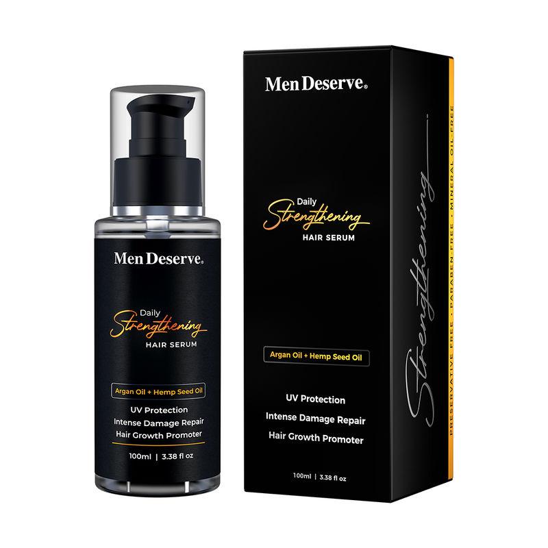 men deserve daily strengthening hair serum