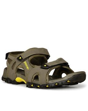 men double-strap floater sandals