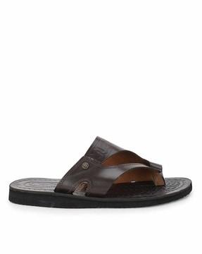 men double-strap sandals