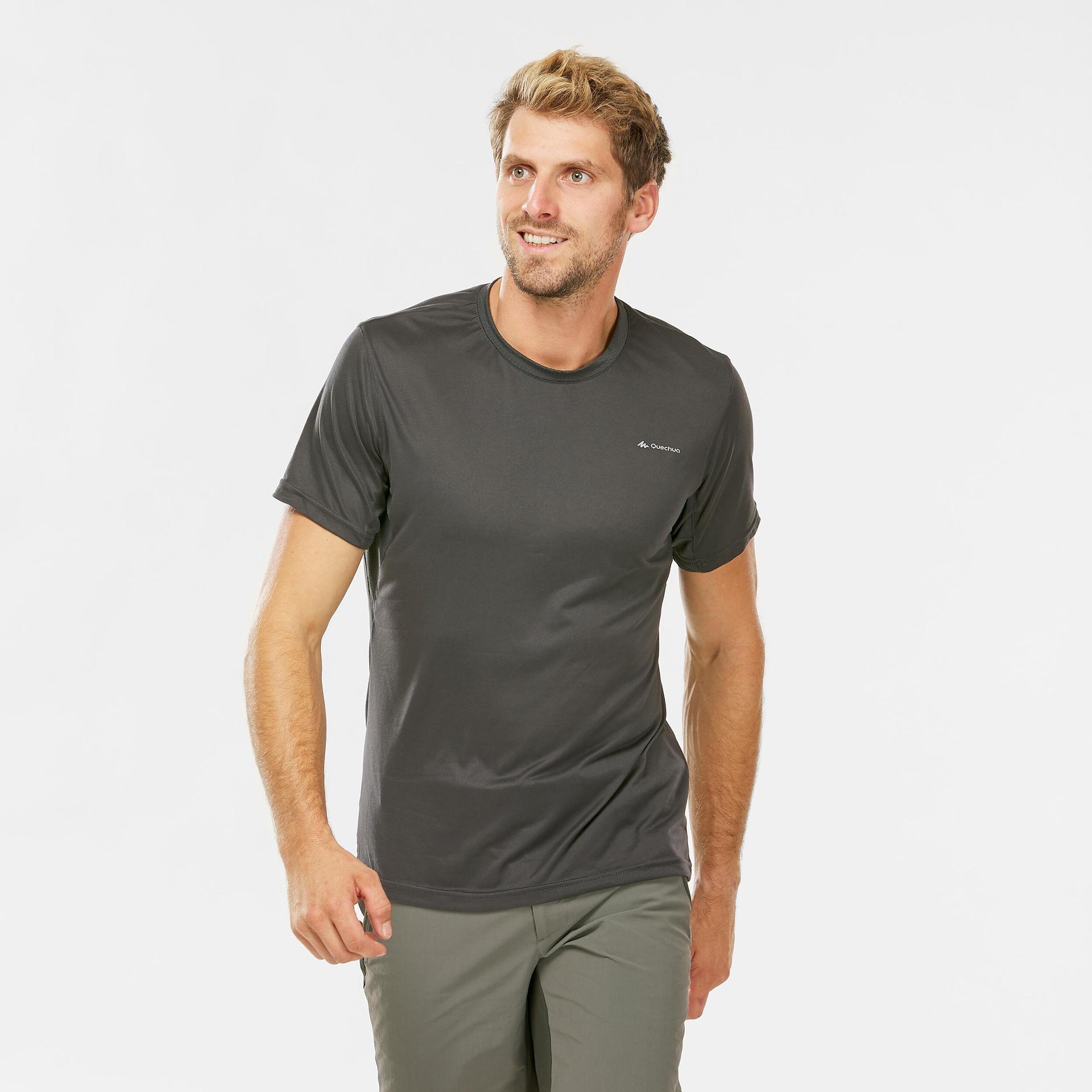 men dry fit activewear t-shirt grey - mh100