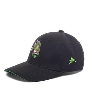 men embroidered baseball cap with stitched detail