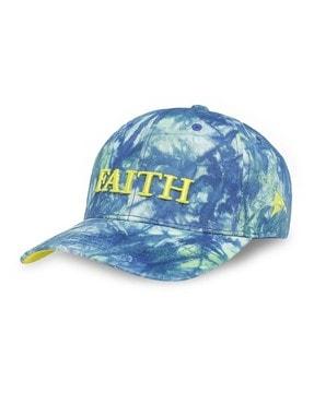 men embroidered baseball cap with stitched detail
