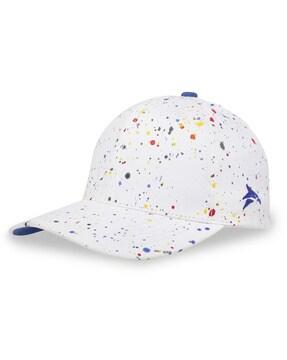 men embroidered baseball cap with stitched detail