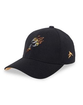 men embroidered baseball cap with stitched detail