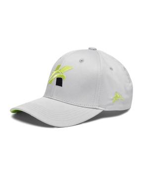 men embroidered baseball cap with stitched detail