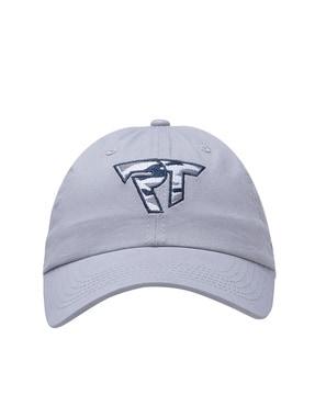 men embroidered baseball cap with stitched details