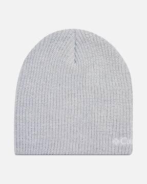 men embroidered beanie cap