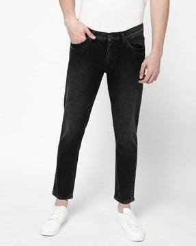 men eric mid-wash skinny fit jeans