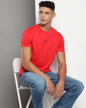 men essential logo crew-neck t-shirt