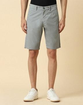 men flat-front city shorts