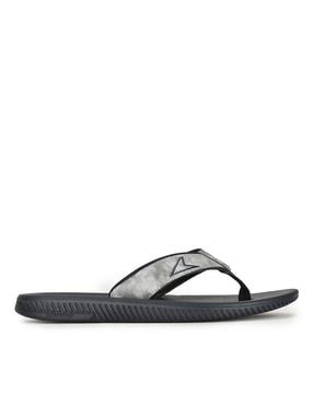 men flip flops with pu upper