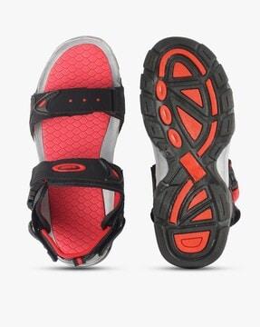 men floater sandals with velcro closure