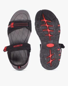 men floater sandals with velcro closure