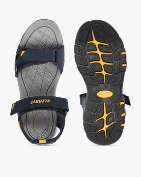 men floater sandals with velcro closure