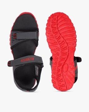 men floater sandals with velcro closure