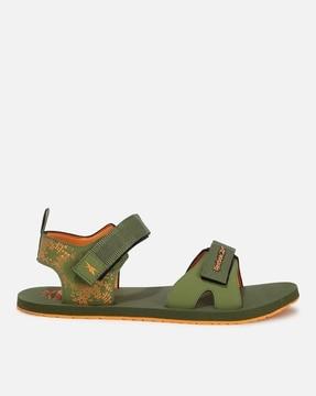 men floater sandals with velcro closure