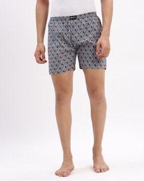 men floral print boxers