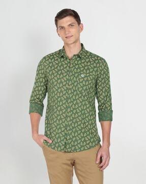 men floral print