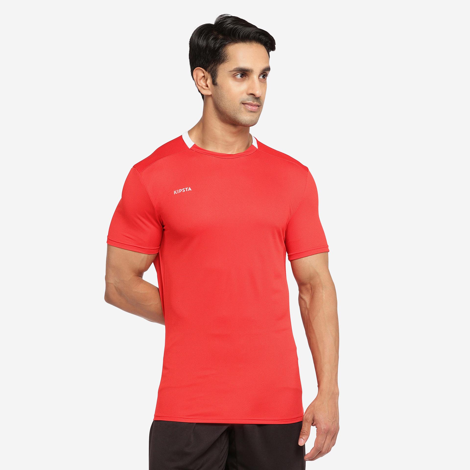 men football jersey shirt f100 - red