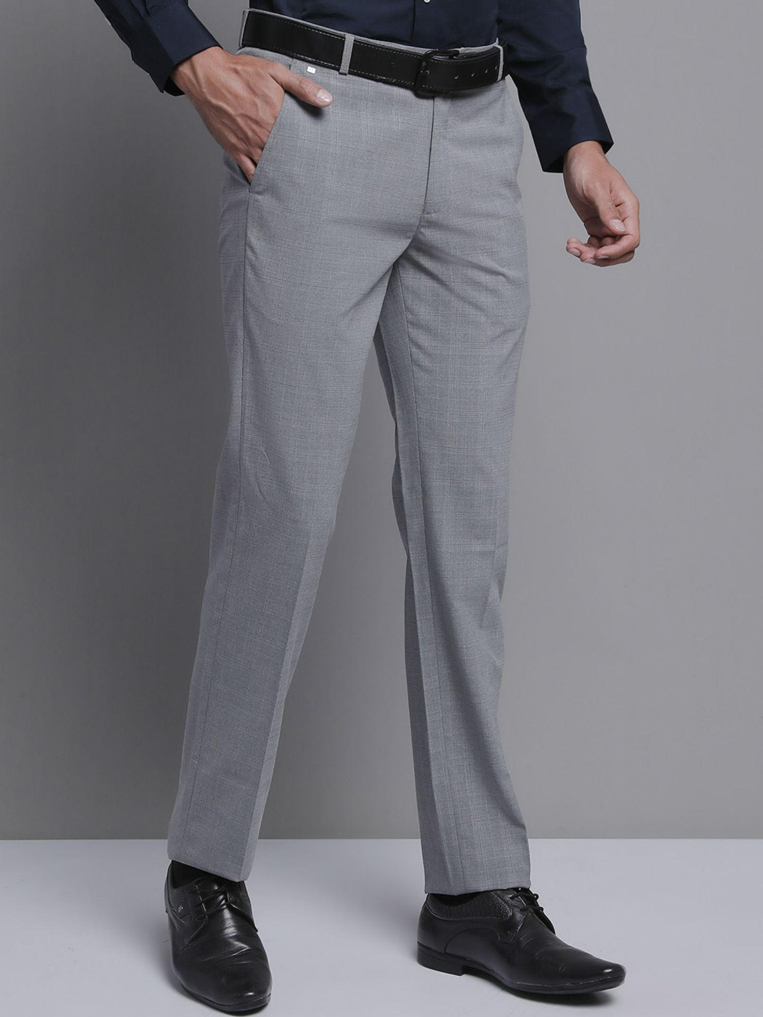 men formal grey trouser