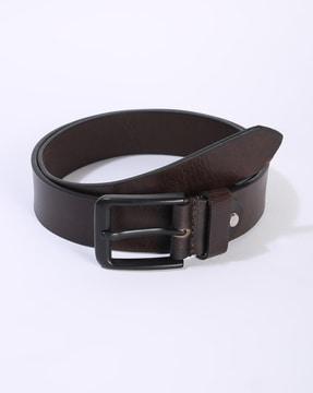 men frame style buckle belt