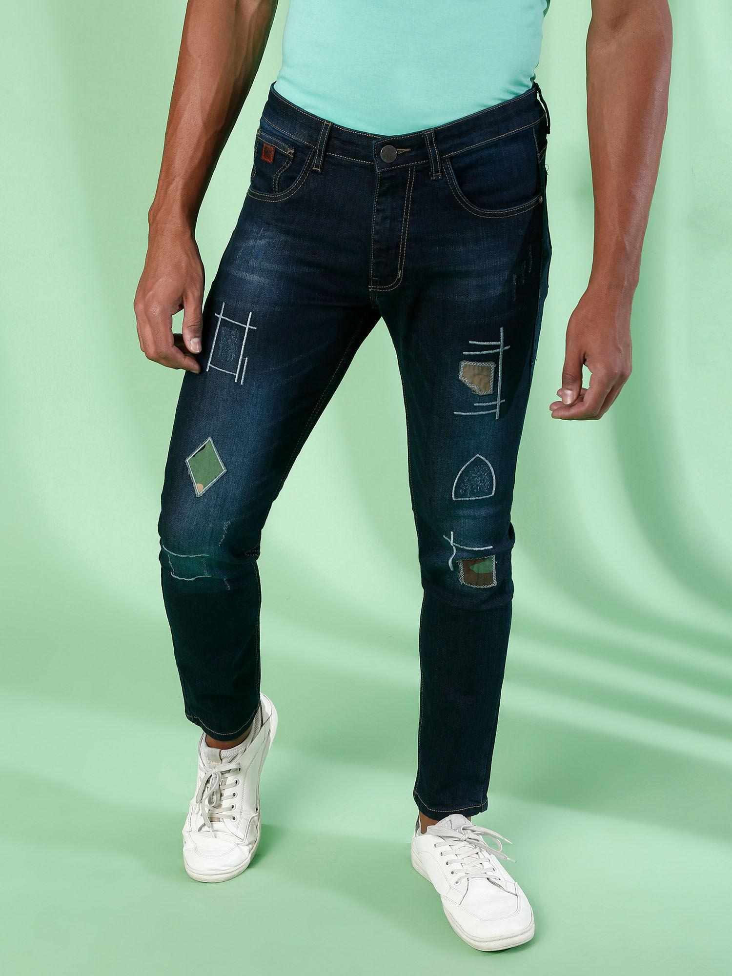 men front type stylish casual denim jeans